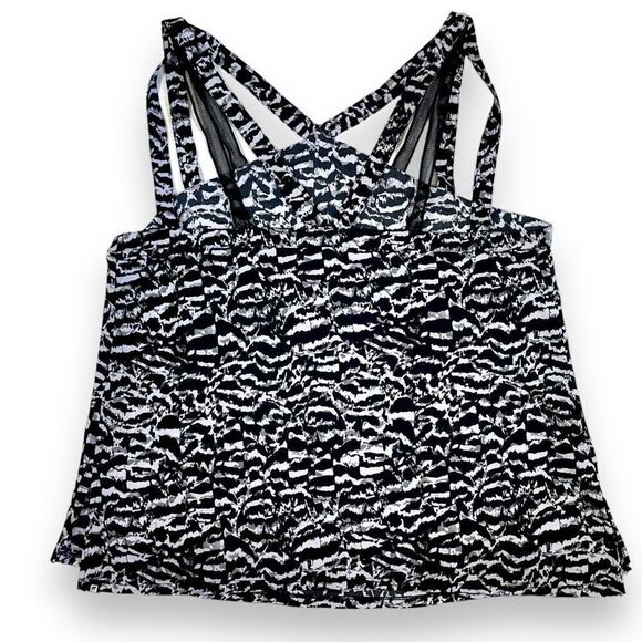 Fabletics Leopard Print Strappy Tank Top Sz M - Picture 6 of 12